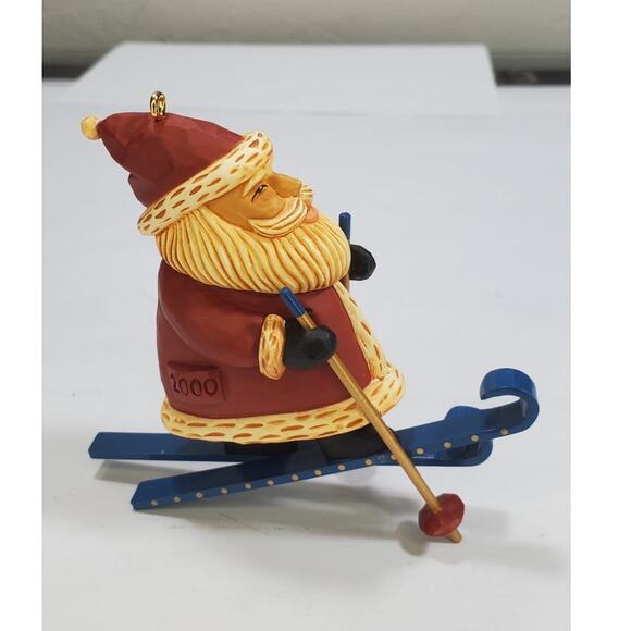 Vintage Hallmark Keepsake Ornament “Kris "Cross Country" Kringle” 2000 - Picture 4 of 8